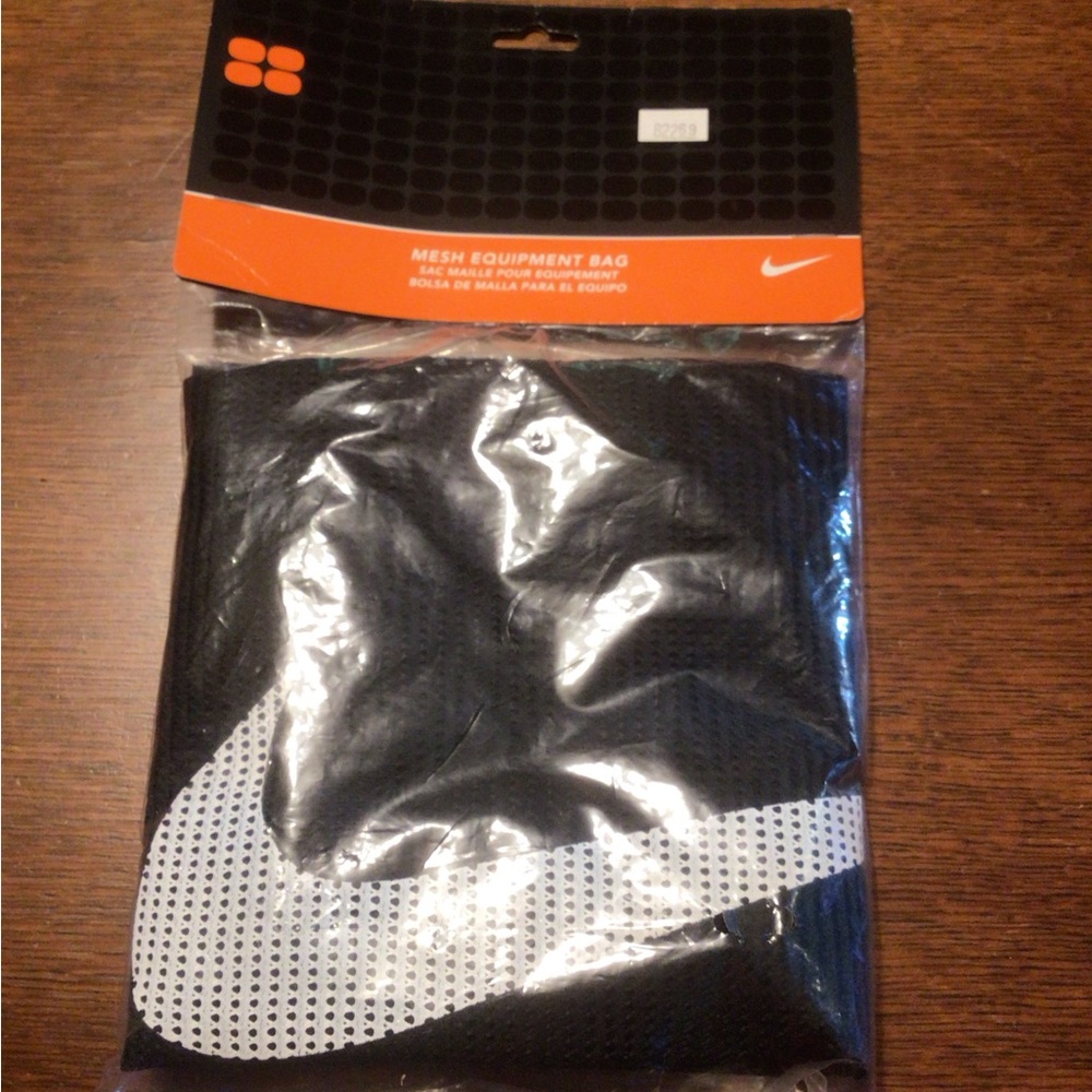 Nike Black Mesh Equipment Bag
